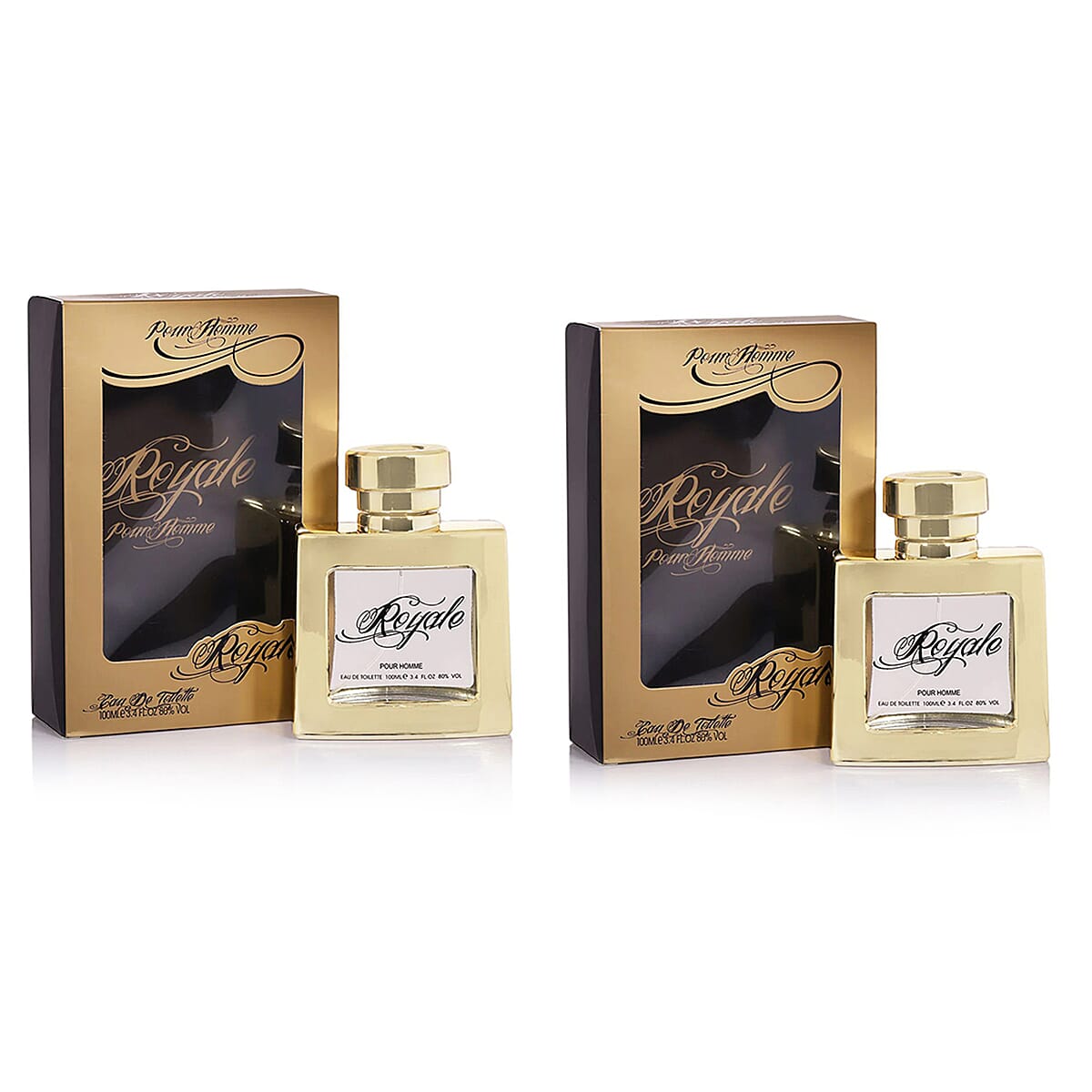 Pack of 2 Royale Edition - Gold Eau De Toilette - 100ml