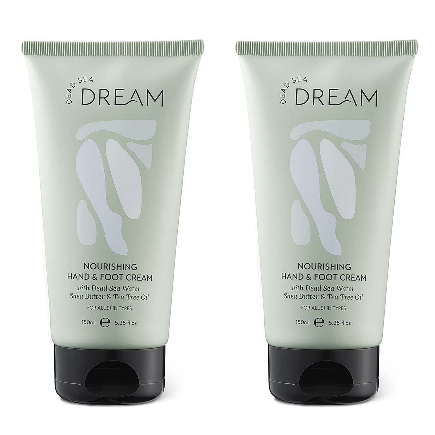 Pack of 2 Dead Sea Dream Nourishing Hand & Foot Cream - 150ml each