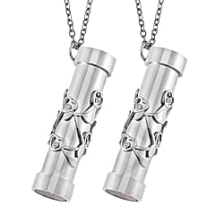 Set of 2 Multi Colour Cubic Zirconia Kaleidoscope Necklace (Size - 30-2 Ext.)