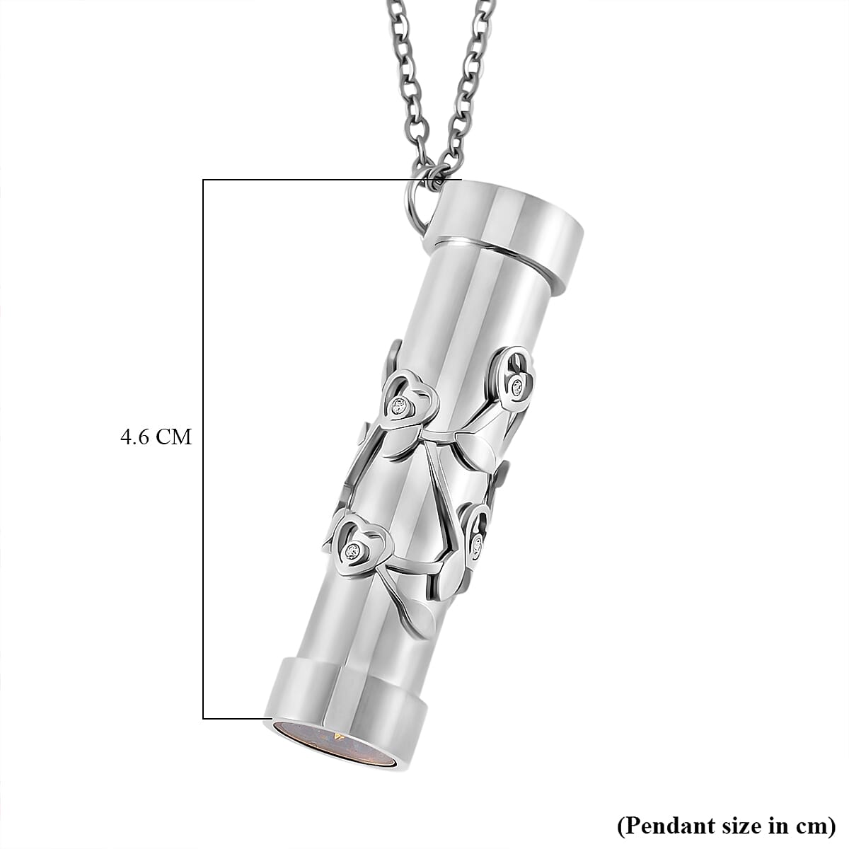 Set of 2 - Multi Colour Cubic Zirconia Kaleidoscope-Style Necklace (Size - 30-2 Ext.) with Lobster Clasp in White Tone