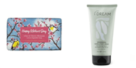 Mothers Day Gift Idea - Dead Sea Dream Nourishing Hand & Foot Cream - The English Soap Company Lilac & Cherry Blossom Soap