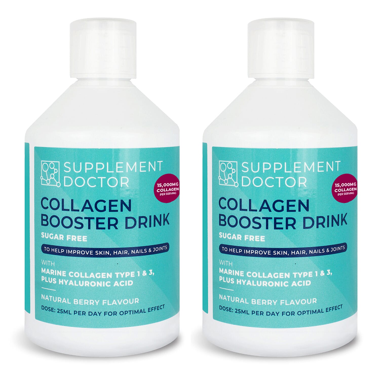 Pack of 2 - Doctors Formula- Collagen Booster Drink 15000mg - 500ml