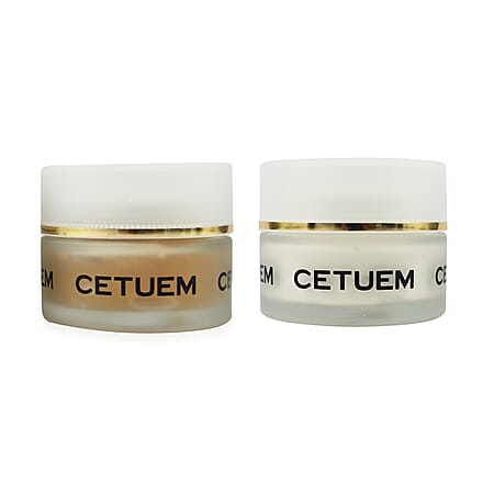 Cetuem Glow Duo - SCR Gold Illuminating Mask and Exfoliating Mask (50ml each)