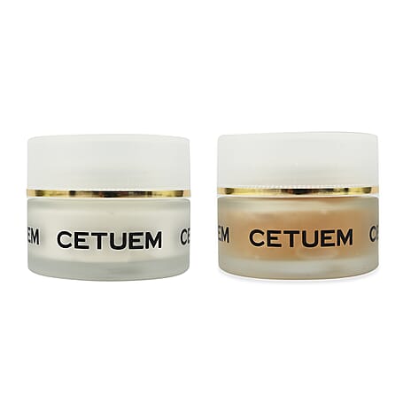 Cetuem Glow Duo - SCR Gold Illuminating Mask and Exfoliating Mask (50ml each)