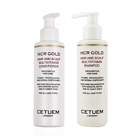 Cetuem Gold Hair Care Duo Set &ndash; HCR Multivitamin Shampoo and Conditioner 150ml
