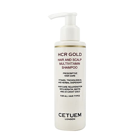 Cetuem Gold Hair Care Duo - HCR Gold Hair & Scalp Multivitamin Shampoo and Conditioner 150ml each