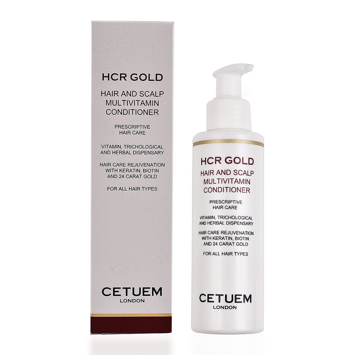 Cetuem Gold Hair Care Duo - HCR Gold Hair & Scalp Multivitamin Shampoo and Conditioner 150ml each