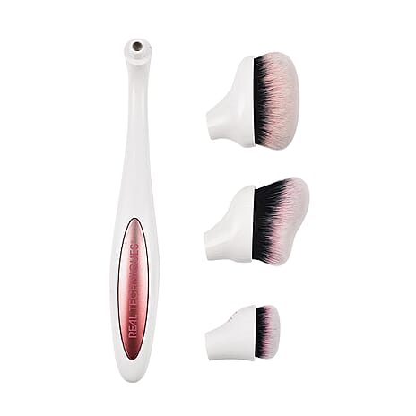 Flawless Finish Duo - W7 Magic Touch Mineral Perfecting Powder with Brush and Real Techniques 3 in 1 Adjustable Blender Set With Magnetic Heads