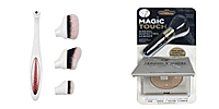 Flawless Finish Duo - W7 Magic Touch Mineral Perfecting Powder with Brush and Real Techniques 3 in 1 Adjustable Blender Set With Magnetic Heads
