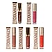 Douvall's Colour Drip Lip and Cheek Oil Set – 5 Shades (French Nude, Pink, Rouge Noir, Some Like It Hot and Enchanted Spice)