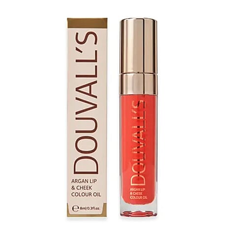 Douvallis Colour Drip - Lip and Cheek Colour Oils in French Nude, Pink, Rouge Noir, Some Like It Hot and Enchanted Spice