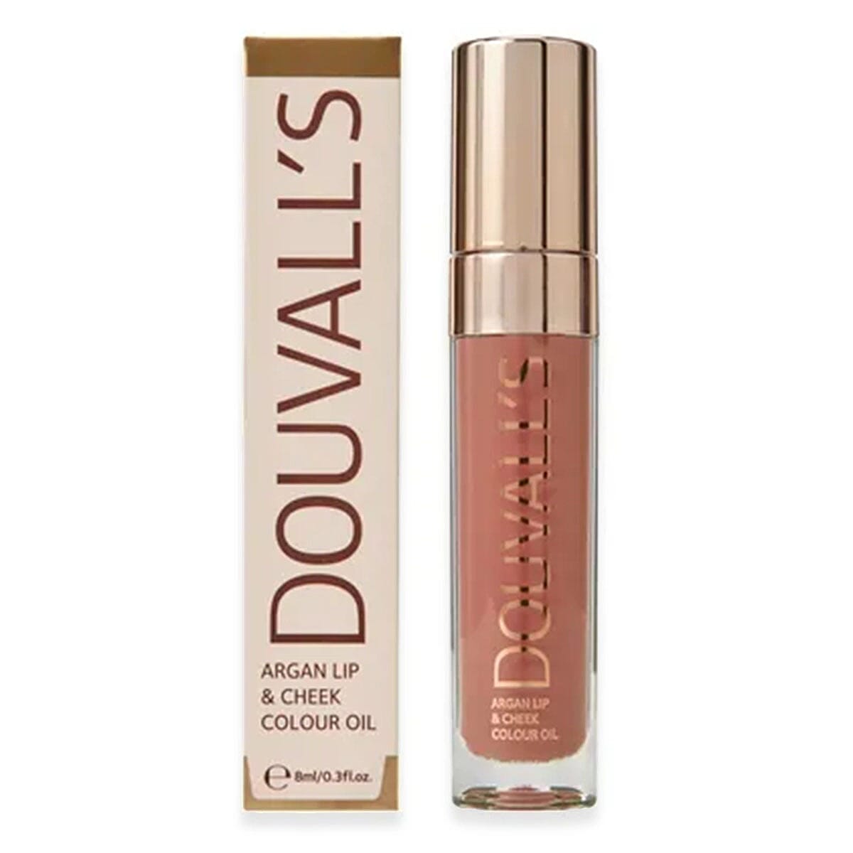 Douvallis Colour Drip - Lip and Cheek Colour Oils in French Nude, Pink, Rouge Noir, Some Like It Hot and Enchanted Spice