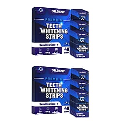 Dr. Dent Teeth Whitening Strips &ndash; 40 Pack | Safe, Enamel-Friendly, Results in 7 Days