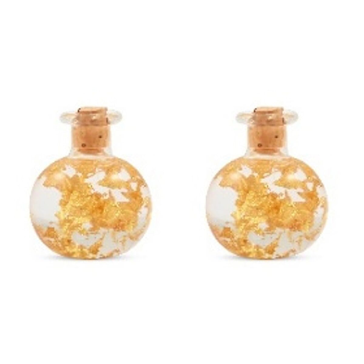 EASTER SPECIAL DOUBLE DEAL 22k Gold (91.6% Purity) Foil in Glass Bottle X2