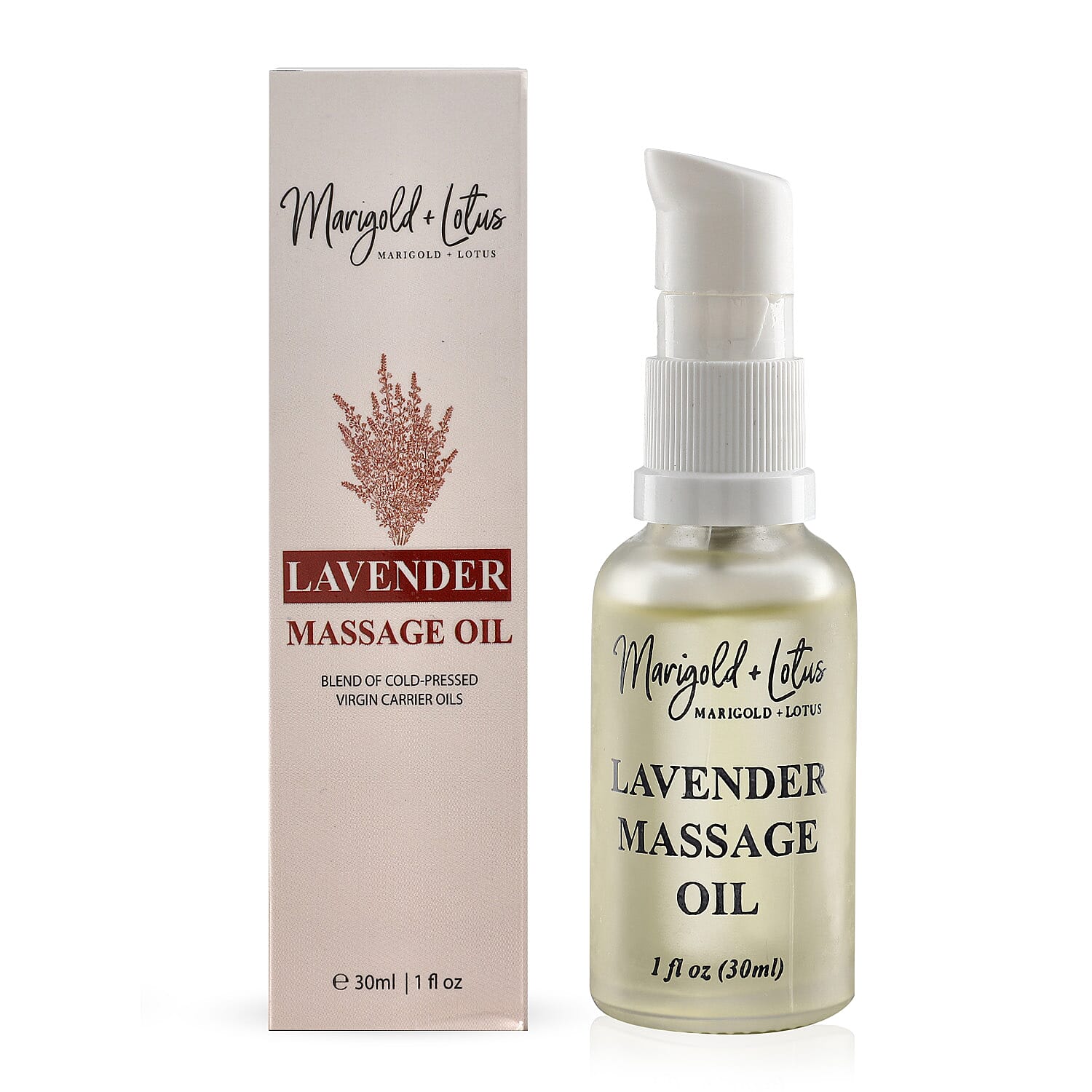 Marigold & Lotus Marula Moringa and Lavender Oils 30ml Each