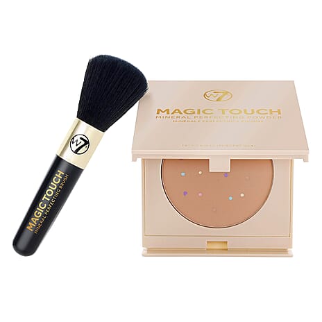 Everyday Essentials Twin Pack - W7 Magic Touch Mineral Perfecting Powder with Brush