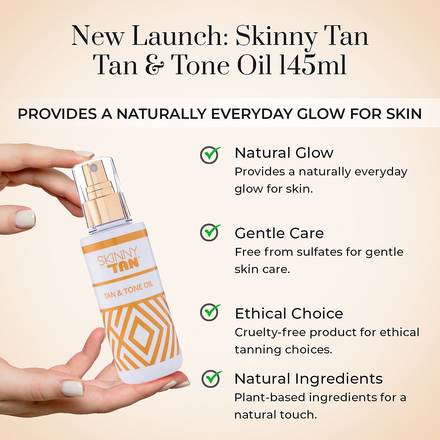 Set of 2 - Skinny Tan - Tan & Tone Oil 145ml each