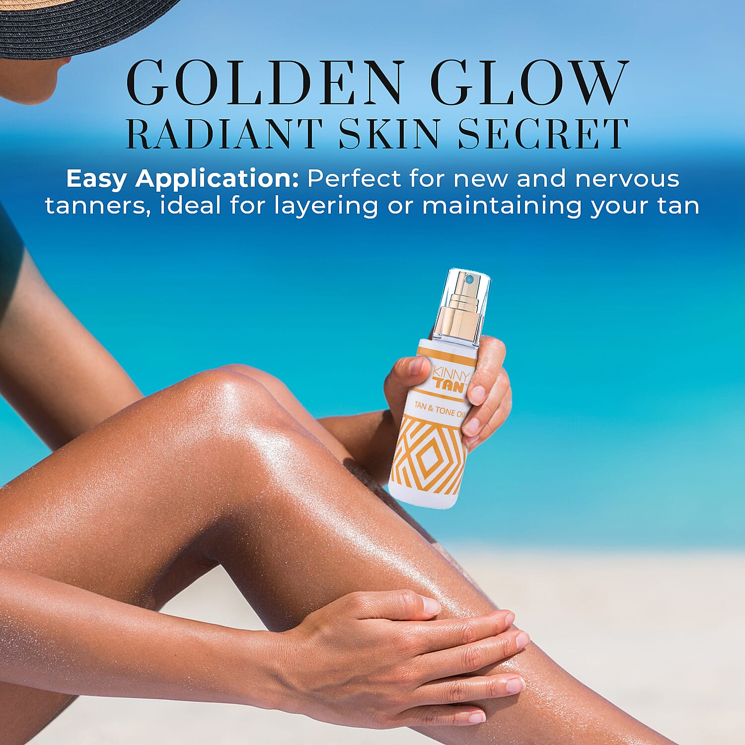 Set of 2 - Skinny Tan - Tan & Tone Oil 145ml each