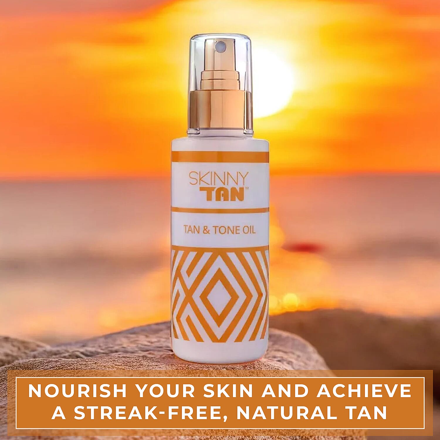 Set of 2 - Skinny Tan - Tan & Tone Oil 145ml each