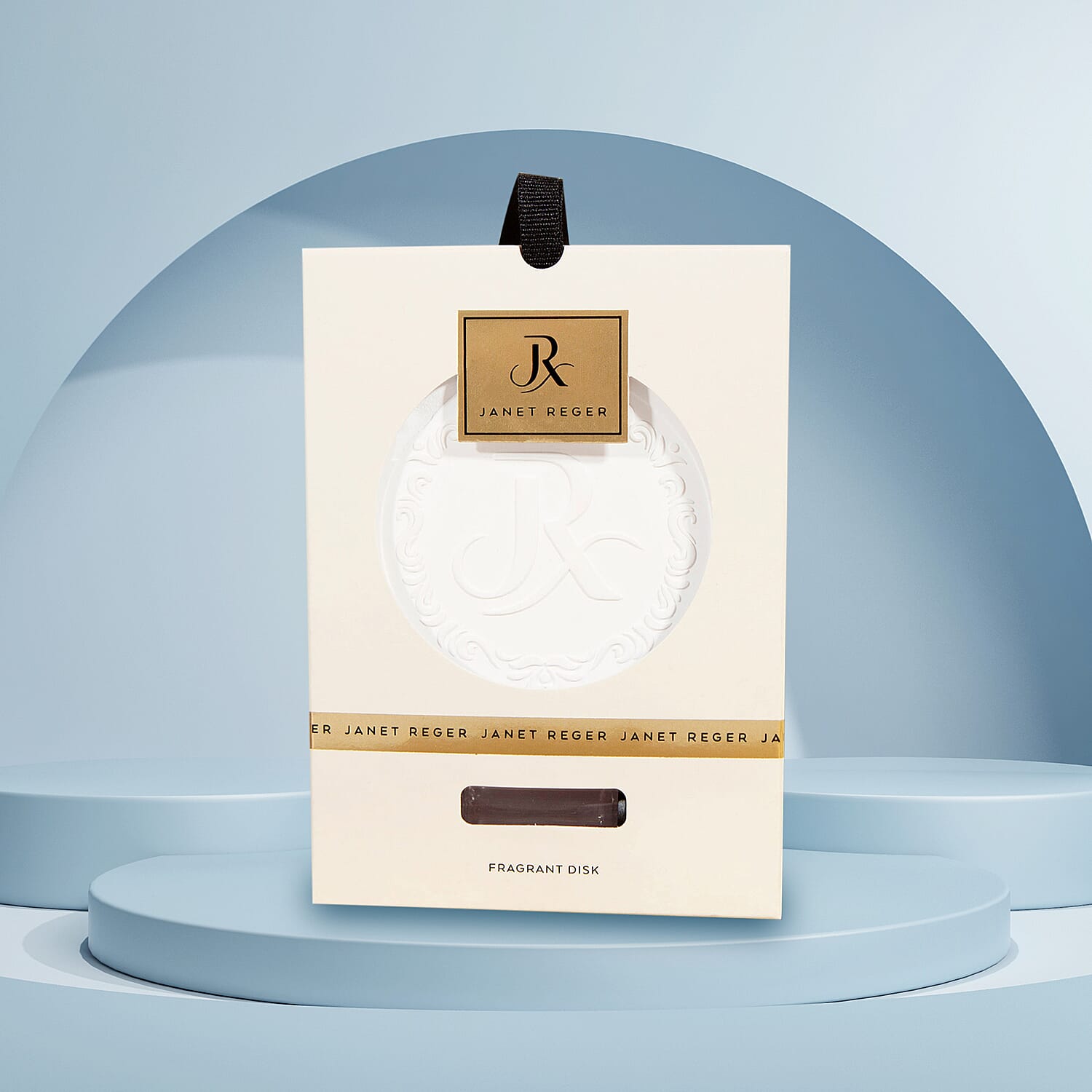 Set of 2 - Janet Reger Hanging Fragrance Disc - White