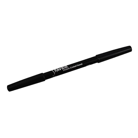 Shavata Duo - Kylie Stencil with Double Ended Pencil (4x3 = 12 Brow Shape Sheets) and 3-in-1 Brush For Brows and Lashes