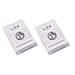 Connoisseurs LOX Secure Earring Backs Set of Two Pcs Push Set in Rose Gold Tone