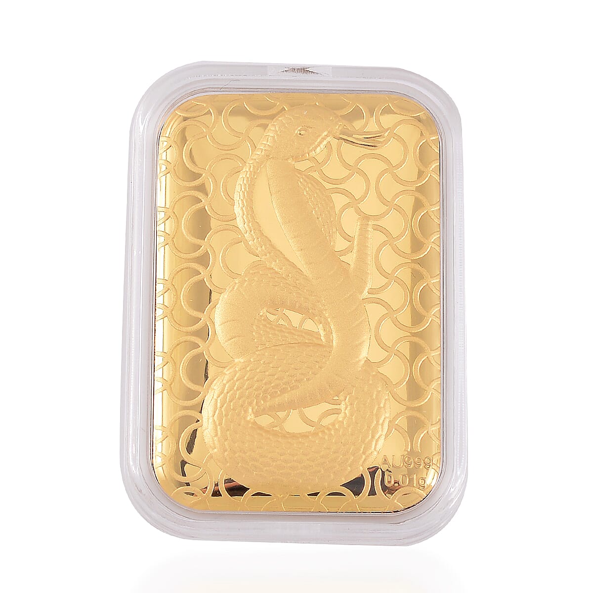 Set of 2 - 24K Yellow Gold Dragon and Snake Foils