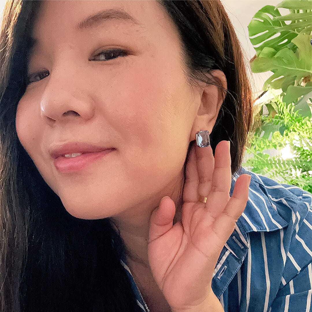 Austrian Crystal Set - Solitaire Adjustable Ring, Earrings, & Pendant with Chain