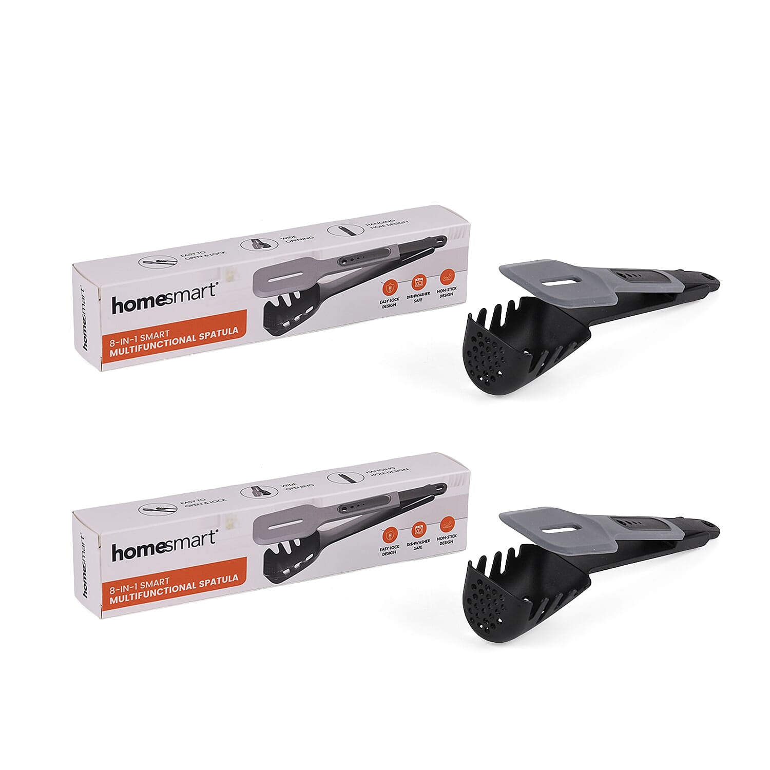 Pack of 2 - Cooking 8-in-1 Multifunctional Kitchen Utensil