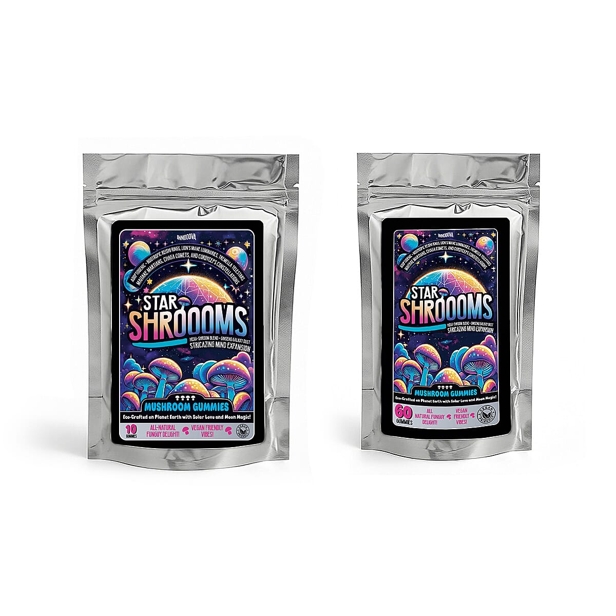 Innooova Starshrooms 60 Gummie with FreeTrial Pack