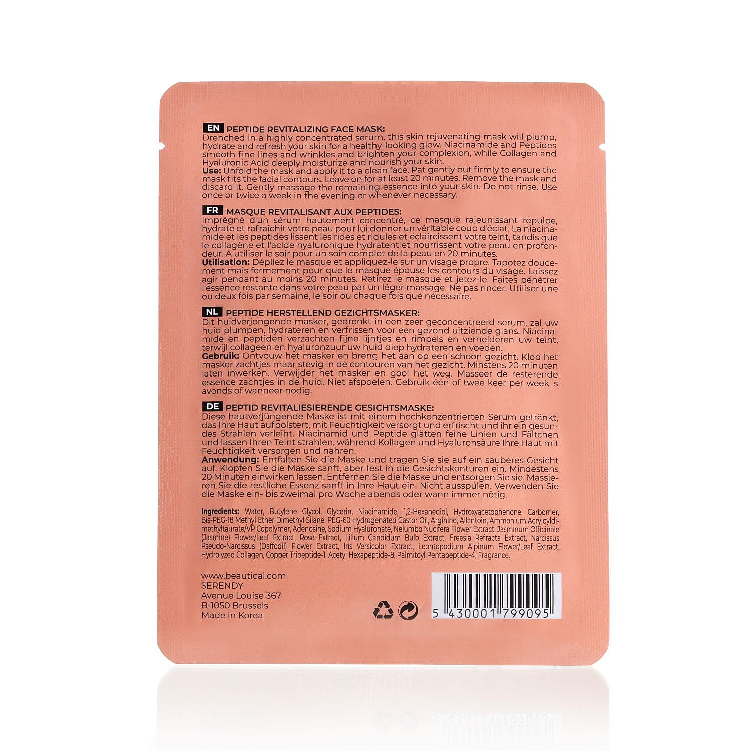 Set of 5 - Beautical Peptide Revitalizing Mask