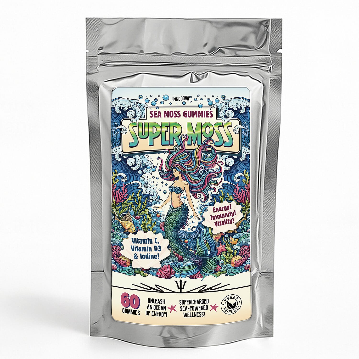 Innooova SuperMoss Full Pack 60 Gummies and 10 Gummies Pack