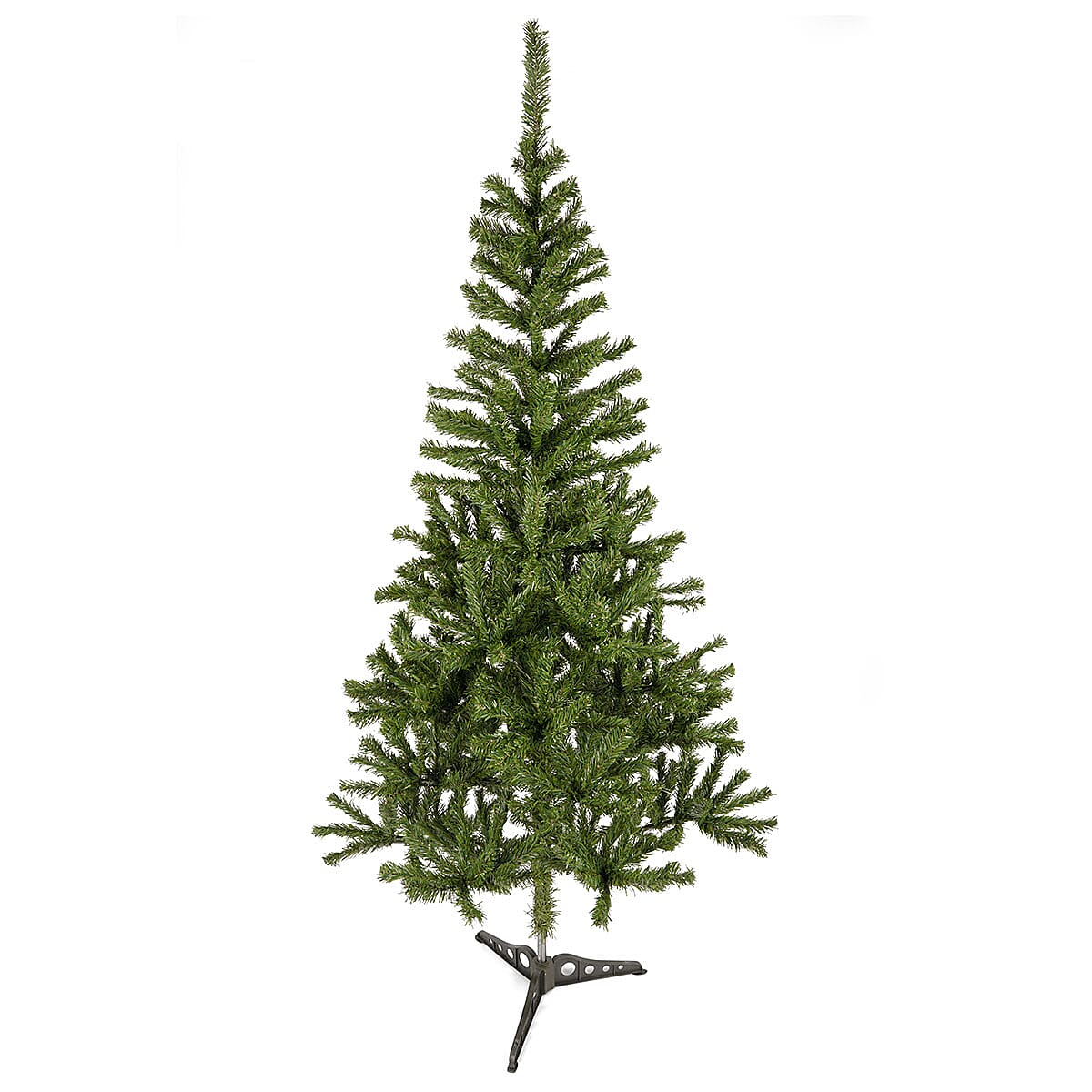 Christmas Decoration - 5Ft Canadian Pine Green 478 Tips & Set of 70 Christmas Ornaments Ball Set Multicolour