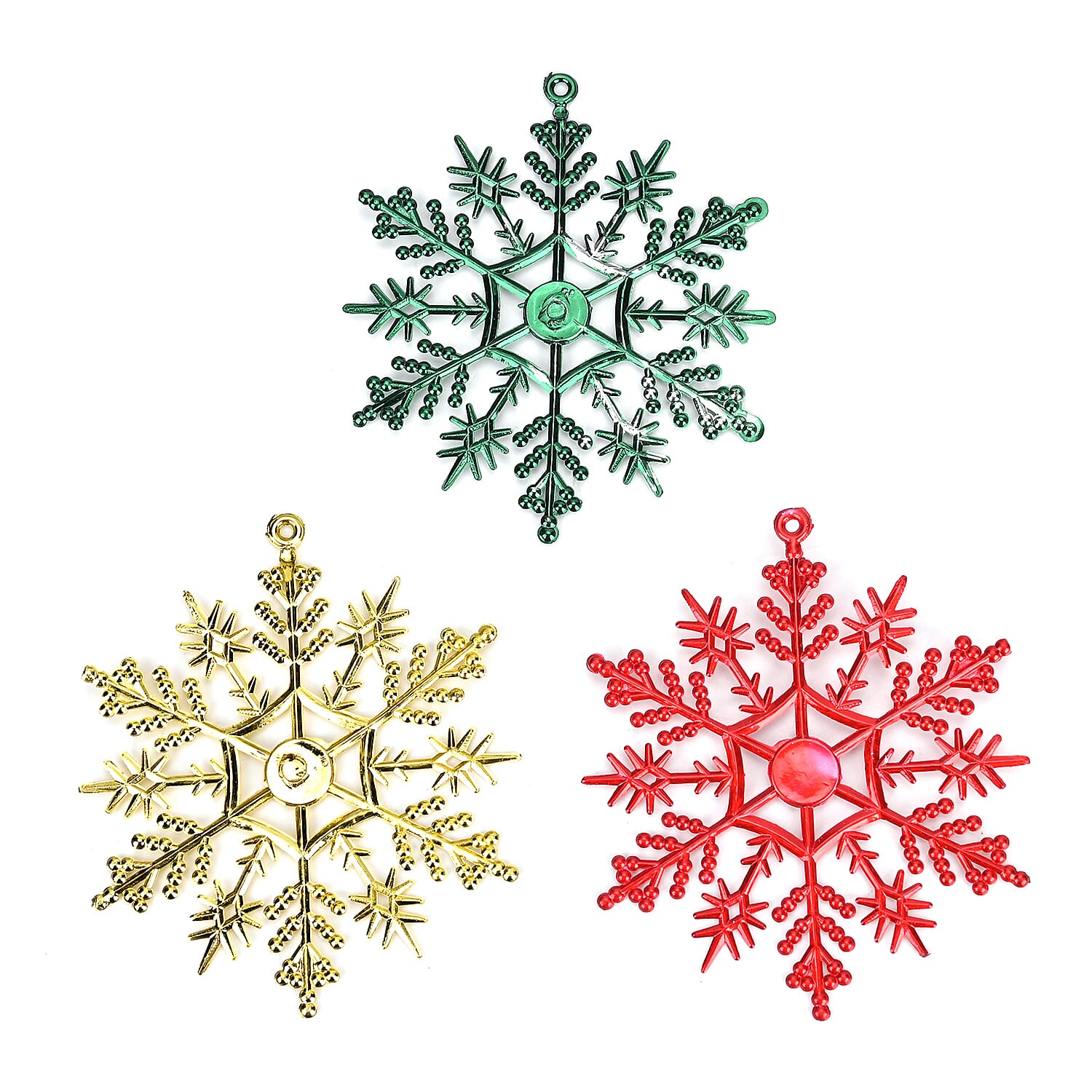 Christmas Decoration - 5Ft Canadian Pine Green 478 Tips & Set of 70 Christmas Ornaments Ball Set Multicolour