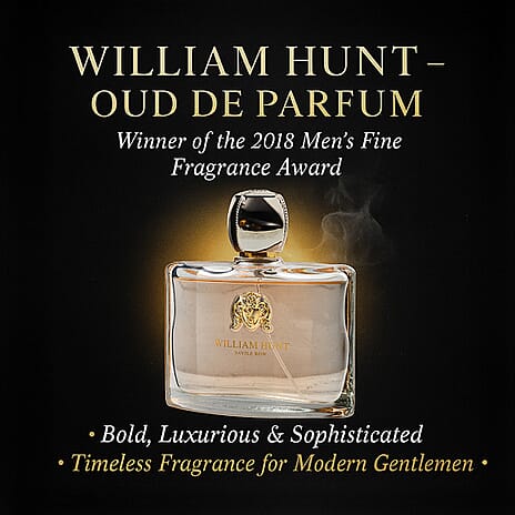 William Hunt Christmas Fragrance Duo - Oud De Parfum (Winner of the 2018 Mens Fine Fragrance Award 90 ml) & Serious Eau De Parfum 90ml