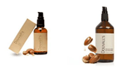 EXCLUSIVE SIZE TO TJC - Douvalls- 100% Pure Organic Argan Oil Moisturiser - 200ml - FREE 50ml