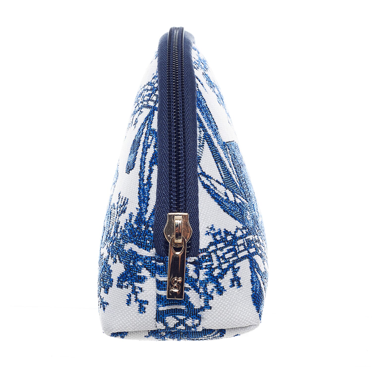 Signare Tapestry Christmas Gift Duo - Designer Inspired Chinoiserie Sling Bag Zip Coin Purse with Chinoserie Cosmetic Bag