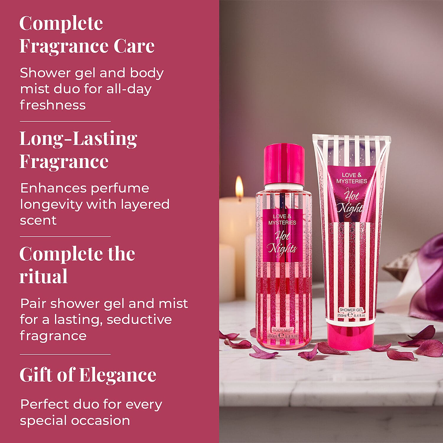 Love & Mysteries Ocean Crush Shower Gel and Body Mist - 250ml