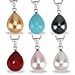 Set of 6 - Pearl Pendants with Chains (Size 20) in Silver Tone 12.00 Ct. White, Pink, Golden, Sleeping Beauty, Red & Tahitian Pearls