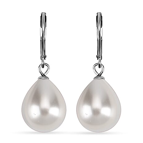 Set of 6 - Pearl Beads Earrings in Silver Tones 22.00 Ct. White, Pink, Golden, Sleeping Beauty, Red & Tahitian Shell Pearls