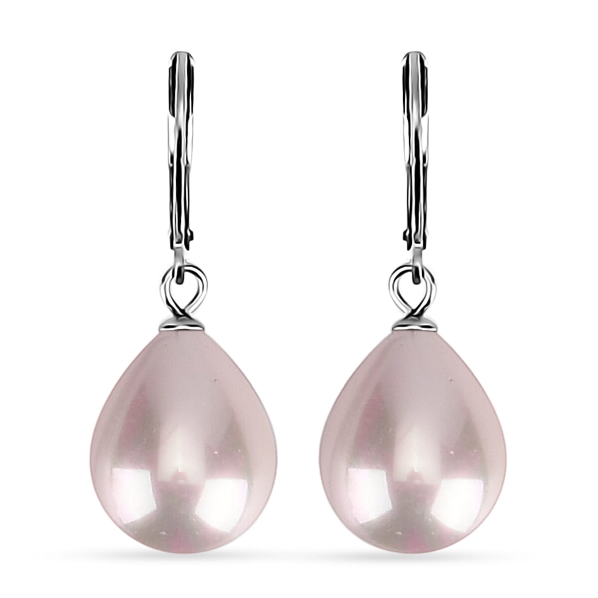 Set of 6 - Pearl Beads Earrings in Silver Tones 22.00 Ct. White, Pink, Golden, Sleeping Beauty, Red & Tahitian Shell Pearls