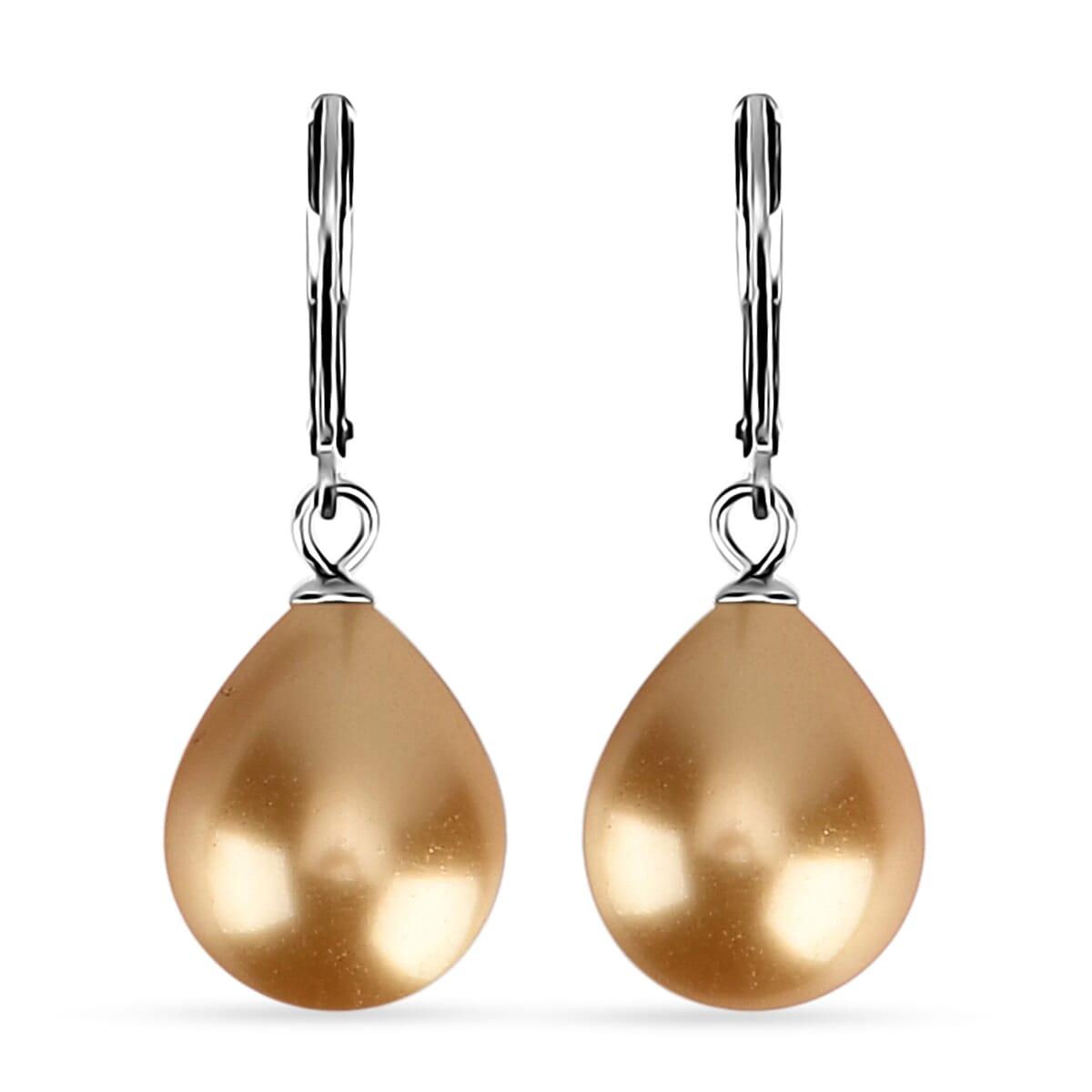 Set of 6 - Pearl Beads Earrings in Silver Tones 22.00 Ct. White, Pink, Golden, Sleeping Beauty, Red & Tahitian Shell Pearls