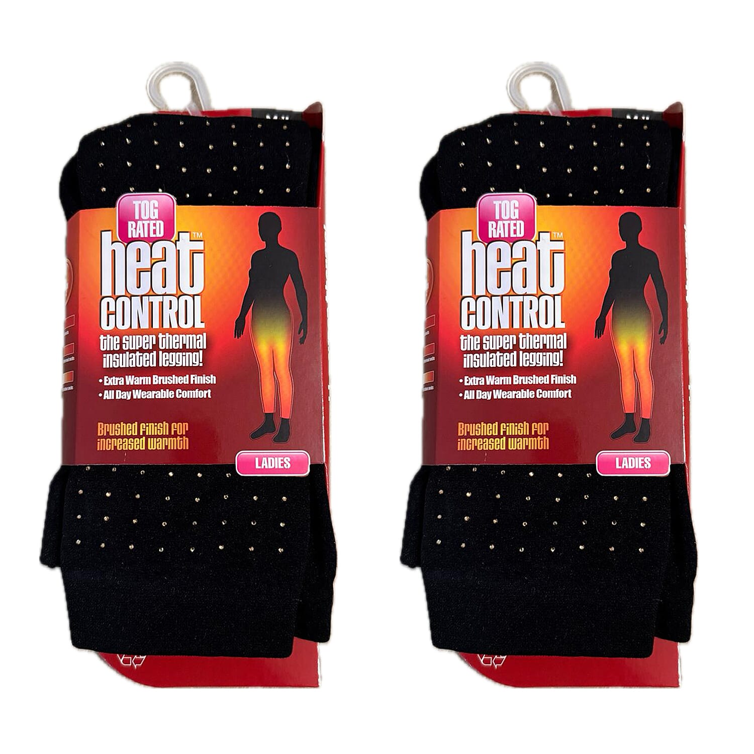 Set-2 Ladies Diamond Thermal Legging (Size - M-L) - Black