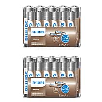 Set of 2 - Philips Power Alkaline Set Of 16 (AA and AAA)  batteries