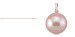 MEGA Closeout Deal - 9K Rose Gold Multi Colored Edison Pearl Pendant with FREE Chain