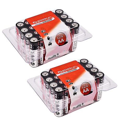 48 Fuji Energy AA High Energy Alkaline Batteries (Use by November 2028)