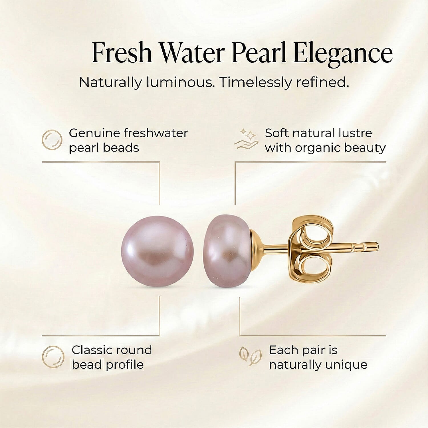 New Year Jackpot Luxury Jewellery Bundle - Japanese Akoya Pearl Necklace, Natural Type A White Jade Bracelet Moissanite Stud Earring, Fresh Water Pearl Earring