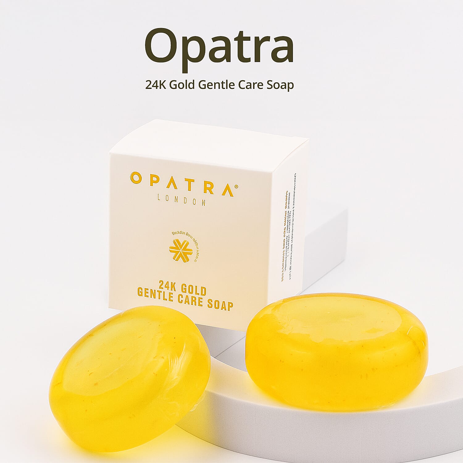 Set of 4 Opatra 24K Gold Gentle Care Soap (90 Grams Each)
