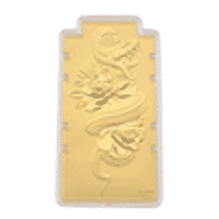 Set of 2 - 24K Yellow Gold (99.9% Purity) Large Snake Embossed Treasure - Symbolizing Wisdom, Transformation & Renewal