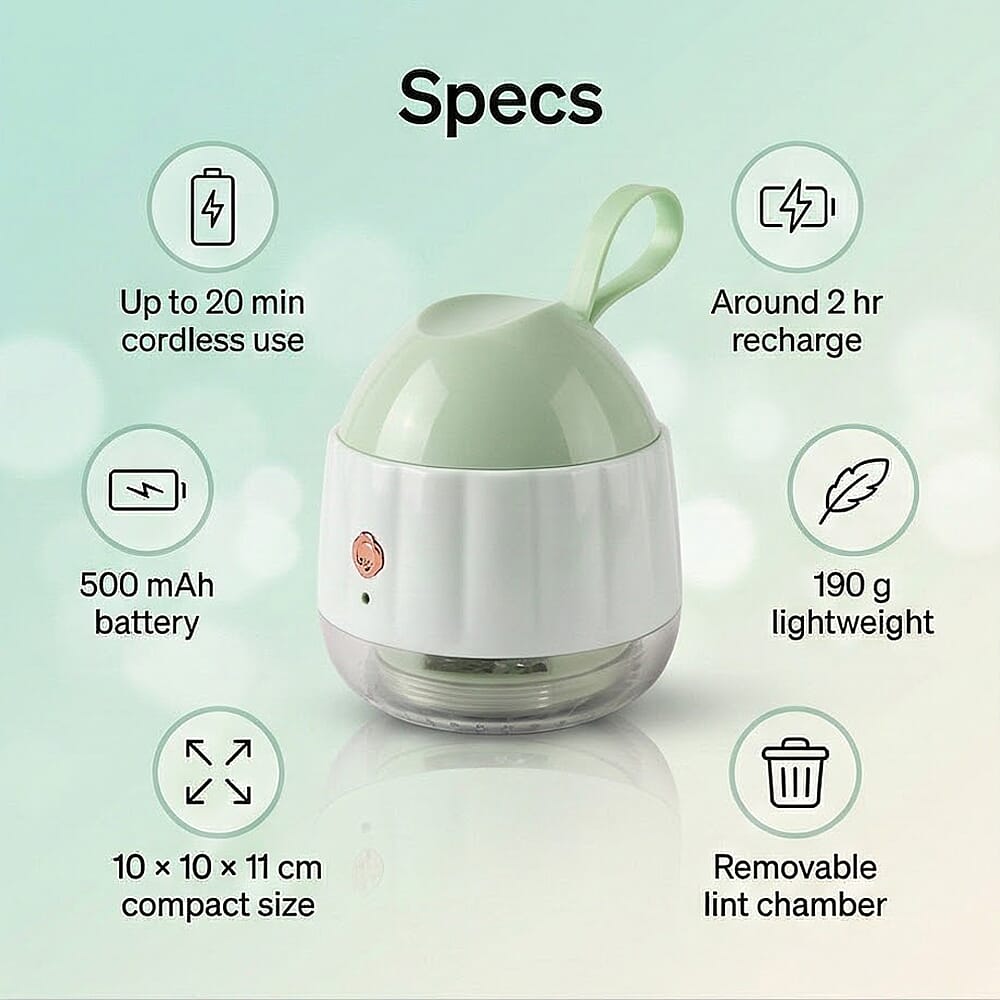 Set -2  LIVMORE Electric Lint Remover - Green
